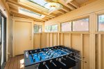 Foosball/ Game room connected to Bedroom 2 with access to backyard 